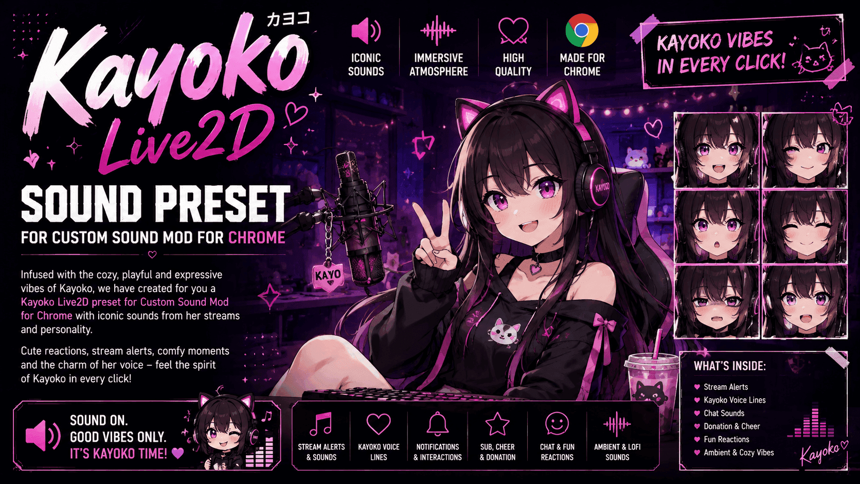 Kayoko Live2D preset cover preview