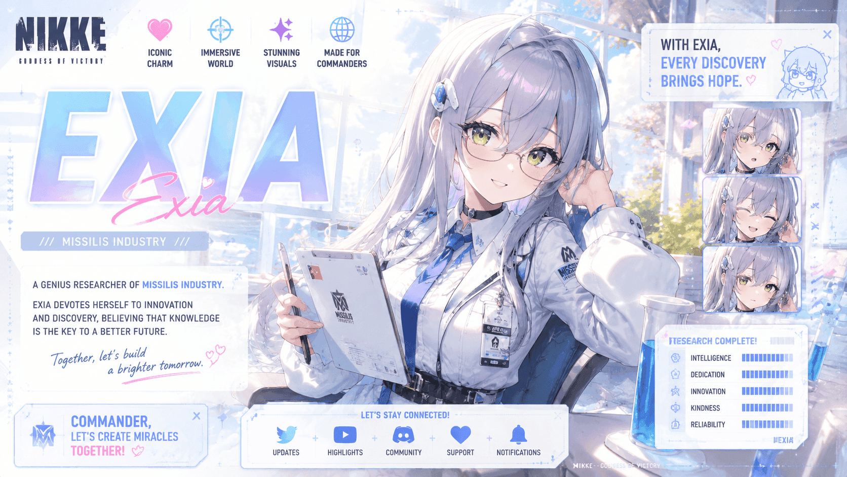 Exia from NIKKE preset cover preview