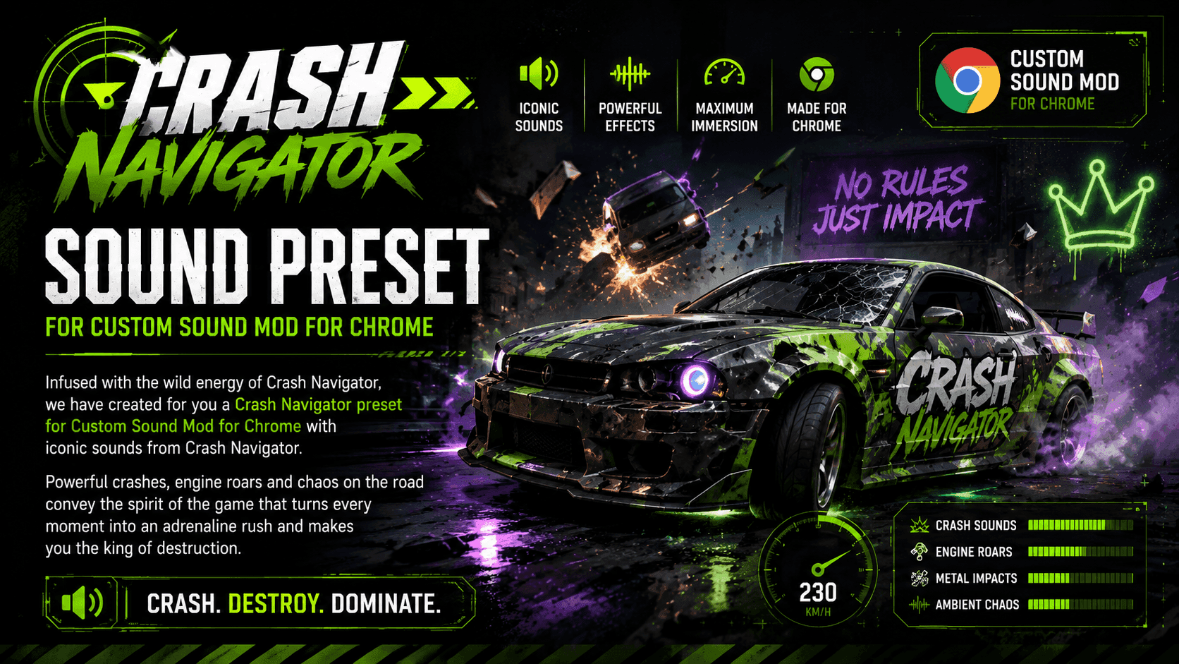 Crash Navigator preset cover preview