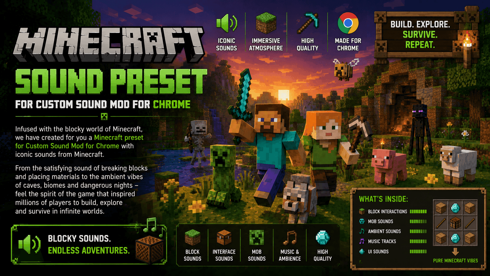 Minecraft preset cover preview
