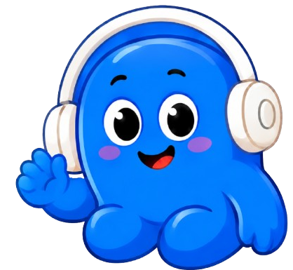 Sound Mod mascot with headphones